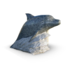 Skulptur granit delphin