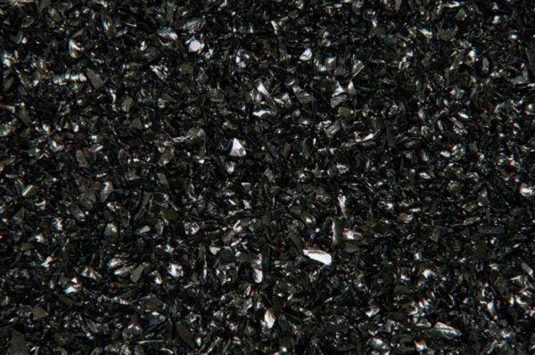 Glaszuschlagstoff schwarz